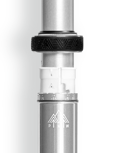 PNW Components Loam Dropper Post - Gen 2 - Silver - The Lost Co. - PNW Components - DP - LM2 - 309 - 125 - SL - 810035877146 - 30.9 mm - 125 mm