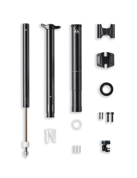 PNW Components Loam Dropper Post - Gen 2 - Silver - The Lost Co. - PNW Components - DP - LM2 - 309 - 125 - SL - 810035877146 - 30.9 mm - 125 mm