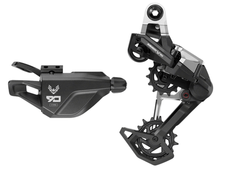 SRAM Eagle 90 T - Type Kit - Includes Derailleur & Double - Click Shifter - The Lost Co. - SRAM - EAGLE90 - KIT1 - 