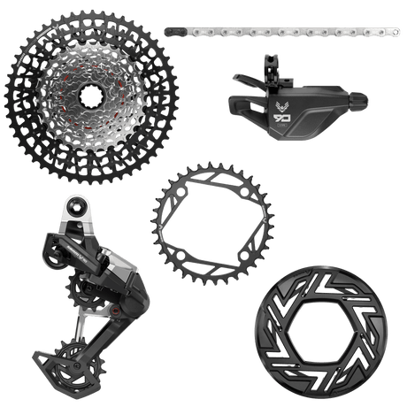 SRAM Eagle 90 T - Type Transmission Groupset - eMTB 104 BCD - The Lost Co. - SRAM - 00.7918.337.000 - 710845911057 - 