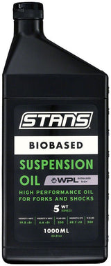 Stans Biobased Suspension Oil - 5WT 1L - The Lost Co. - Stans No Tubes - LC0010 - 847746066187 - 