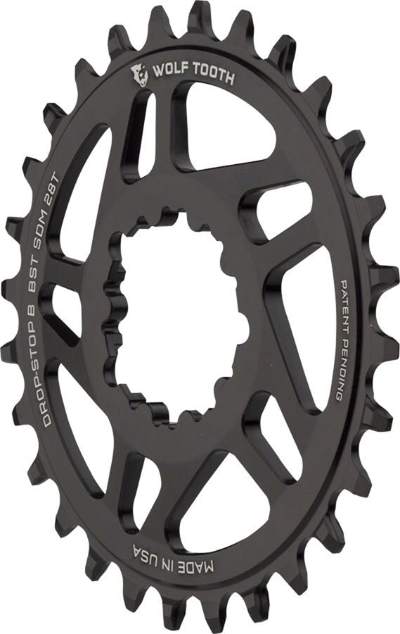 Wolf Tooth 28T 3 - Bolt Drop - Stop B Chainring - The Lost Co. - Wolf Tooth - SDM28-BST-B - 810006808230 - 
