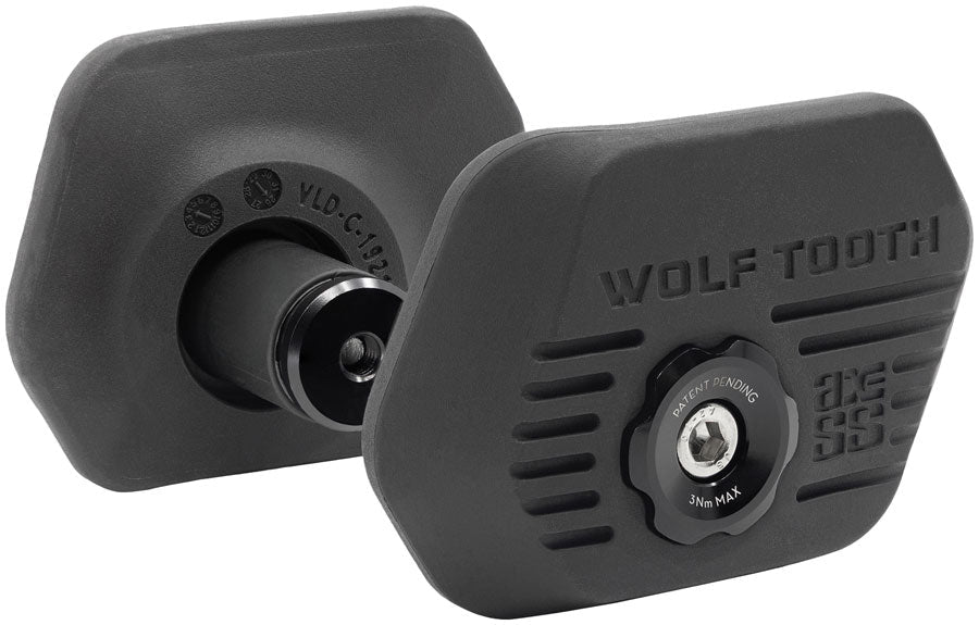 Wolf Tooth Locked-In Bar Ends Black Pair - The Lost Co. - Wolf Tooth - LCKD-IN-BAREND-BLK - 810159403740 - 