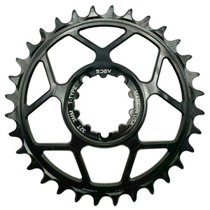 5DEV Chainring - T-Type SRAM 3-Bolt Chainring - 3mm Offset - 30T - Black - The Lost Co. - 5Dev - B-FD2380 - 850058721002 - -