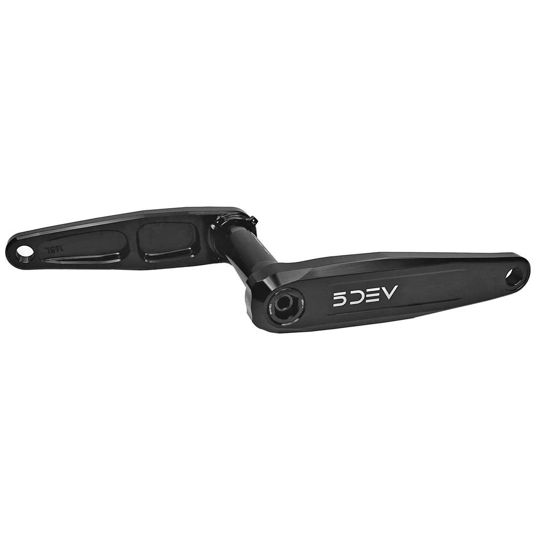 5Dev DH/Freeride Cranks - DUB Spindle - 165mm Length - Black - The Lost Co. - 5Dev - B-FD4000 - -