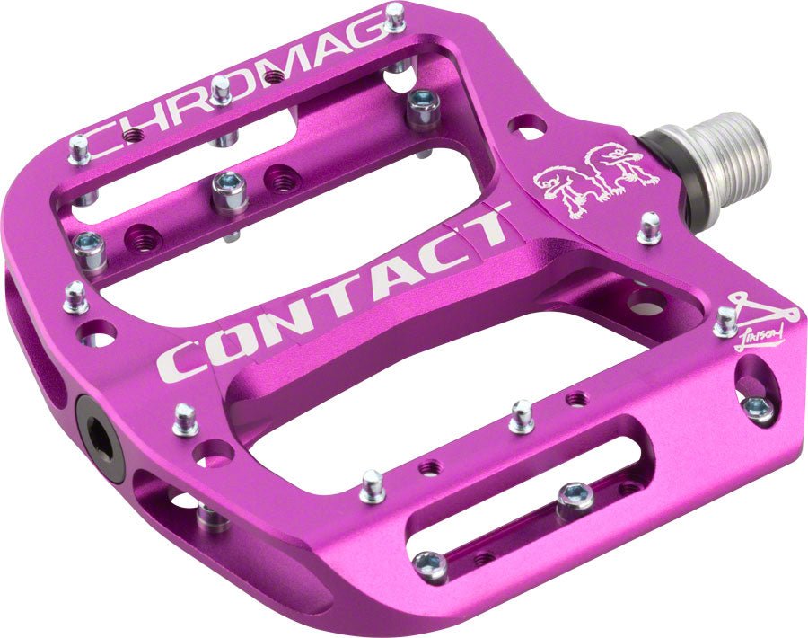Chromag Contact Pedals - Platform Aluminum 9/16" Purple - The Lost Co. - Chromag - PD1901 - 826974006882 - -