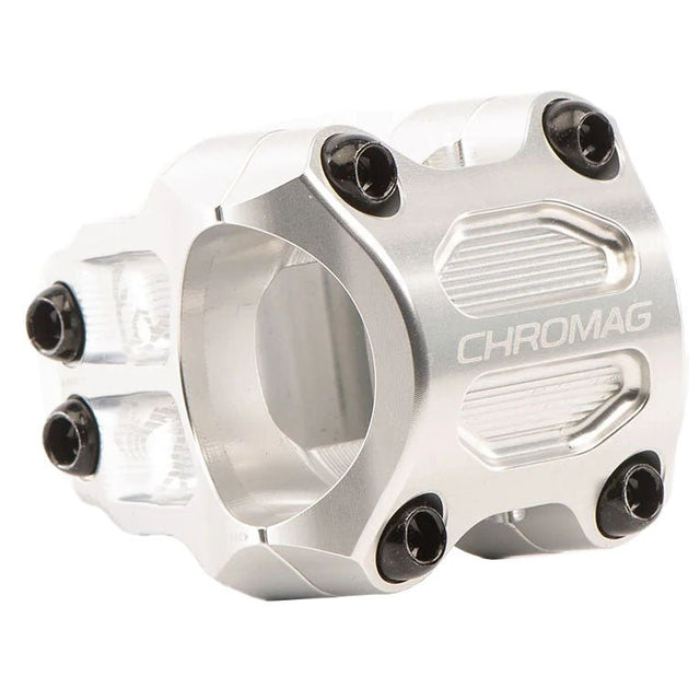 Chromag Riza Stem - 38mm 31.8mm Clamp +/-0 Silver - The Lost Co. - Chromag - B-HR1109 - 826974040343 - -