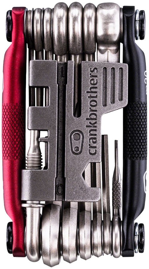 Crank Brothers Multi 20 Tool - Matte Black/Red - The Lost Co. - Crank Brothers - B-CE9104 - 641300164049 - -
