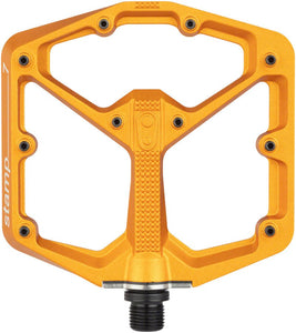 Crank Brothers Stamp 7 Pedals - Platform Aluminum 9/16" Orange Large - The Lost Co. - Crank Brothers - PD8678 - 641300162779 - -