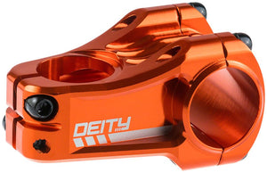 DEITY Copperhead Stem - 50mm 31.8 Clamp +/-0 1 1/8" Aluminum Orange - The Lost Co. - Deity - SM9410 - 817180021622 - -