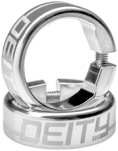 DEITY Grip Clamps - Silver - The Lost Co. - Deity - HT1363 - 817180025590 - -
