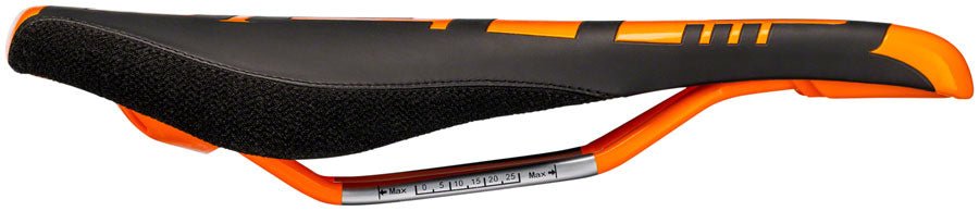 DEITY Speedtrap AM Saddle - Chromoly Black/Orange - The Lost Co. - Deity - SA6904 - 817180021899 - -