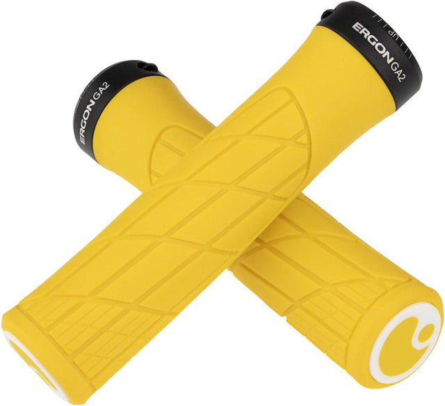 Ergon GA2 Grips - Yellow Mellow Lock-On - The Lost Co. - Ergon - HT2274 - 4260477068866 - -