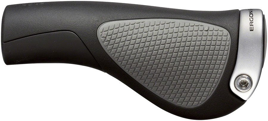 Ergon GP1 Grips - Black/Gray Lock-On Standard Large Pair - The Lost Co. - Ergon - HT3084 - 4260477060716 - -