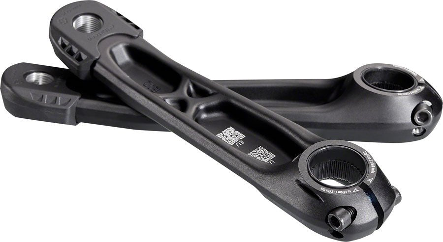 e*thirteen e*spec Plus Ebike Crank Arm Set - Shimano EP8 - 165mm Length - Black - The Lost Co. - E*thirteen - CK9111 - 4710751509108 - -