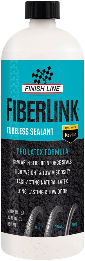 Finish Line FiberLink Tubeless Tire Sealant - 32oz Pour - The Lost Co. - Finish Line - FL2320101 - 036121960077 - -