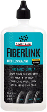 Finish Line FiberLink Tubeless Tire Sealant - 8oz Drip - The Lost Co. - Finish Line - FL2080101 - 036121960060 - -