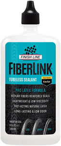 Finish Line FiberLink Tubeless Tire Sealant - 8oz Drip - The Lost Co. - Finish Line - FL2080101 - 036121960060 - -