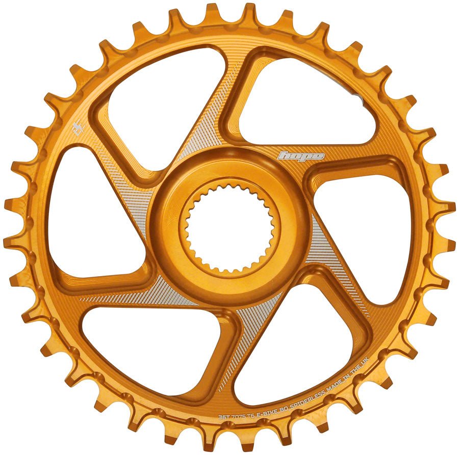 Hope Bosch Gen 4 eBike Chainring - 36t Orange - The Lost Co. - Hope - CR6661 - 5056033499743 - -