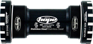 Hope BSA30 Threaded Bottom Bracket - 68/73/83/100/120mm For 30mm Spindle Stainless BLK - The Lost Co. - Hope - CR1970 - 5055168053264 - -