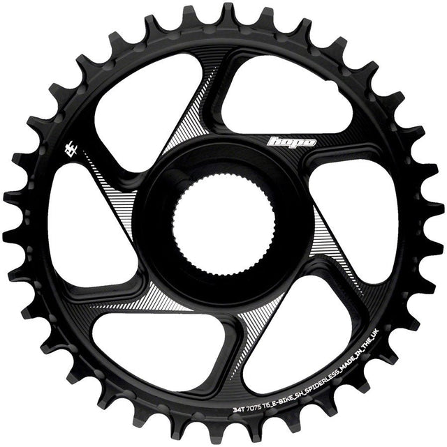 Hope Shimano eBike Chainring - 34t Black - The Lost Co. - Hope - CR4395 - 5056033499637 - -