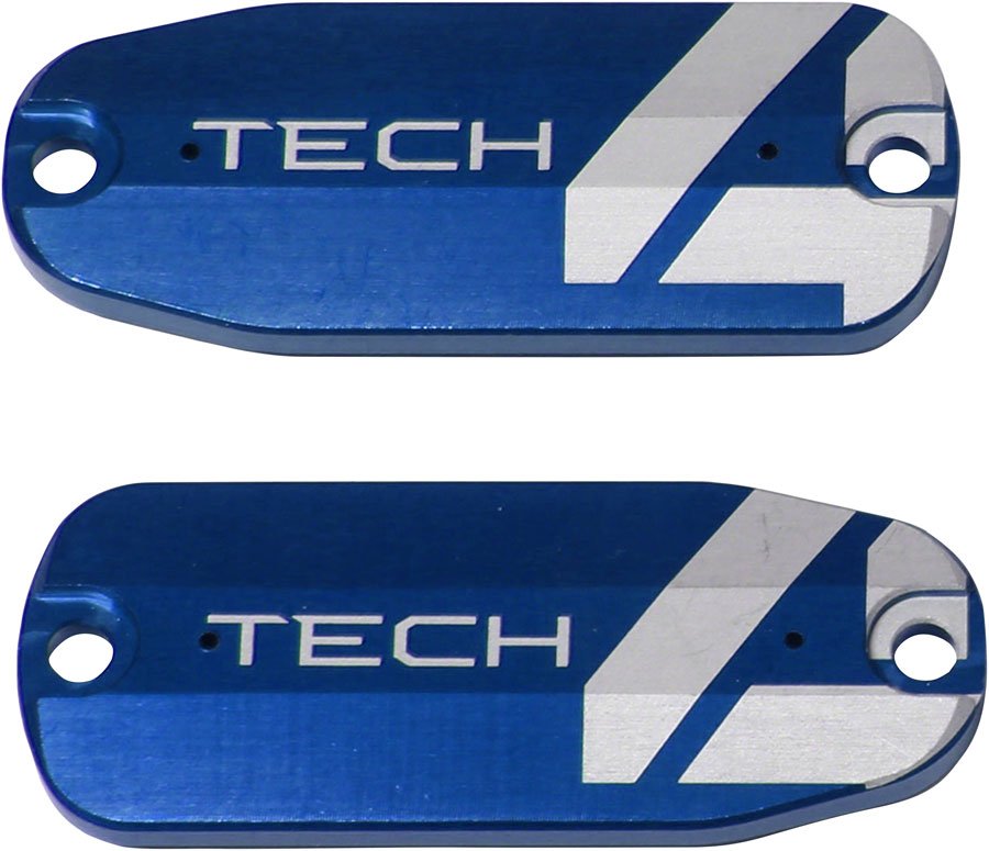 Hope Tech 4 Brake Lever Reservoir Lid - Blue Pair - The Lost Co. - Hope - HBSP424B - 5056454907346 - -
