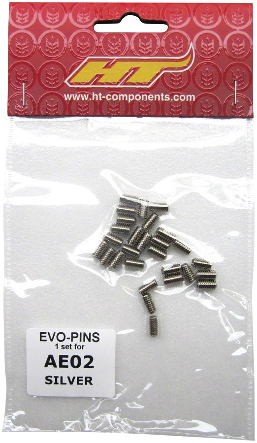 HT Components AE02(SP7) Pedal Pin Kit - Silver - The Lost Co. - HT Components - PD1511 - 4711126203140 - -