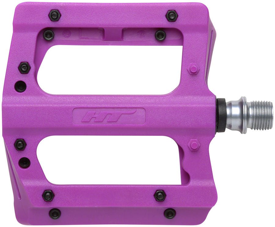 HT Components PA12A Pedals - Platform Composite 9/16" Dark Purple - The Lost Co. - HT Components - PD1493 - 4711126204222 - -