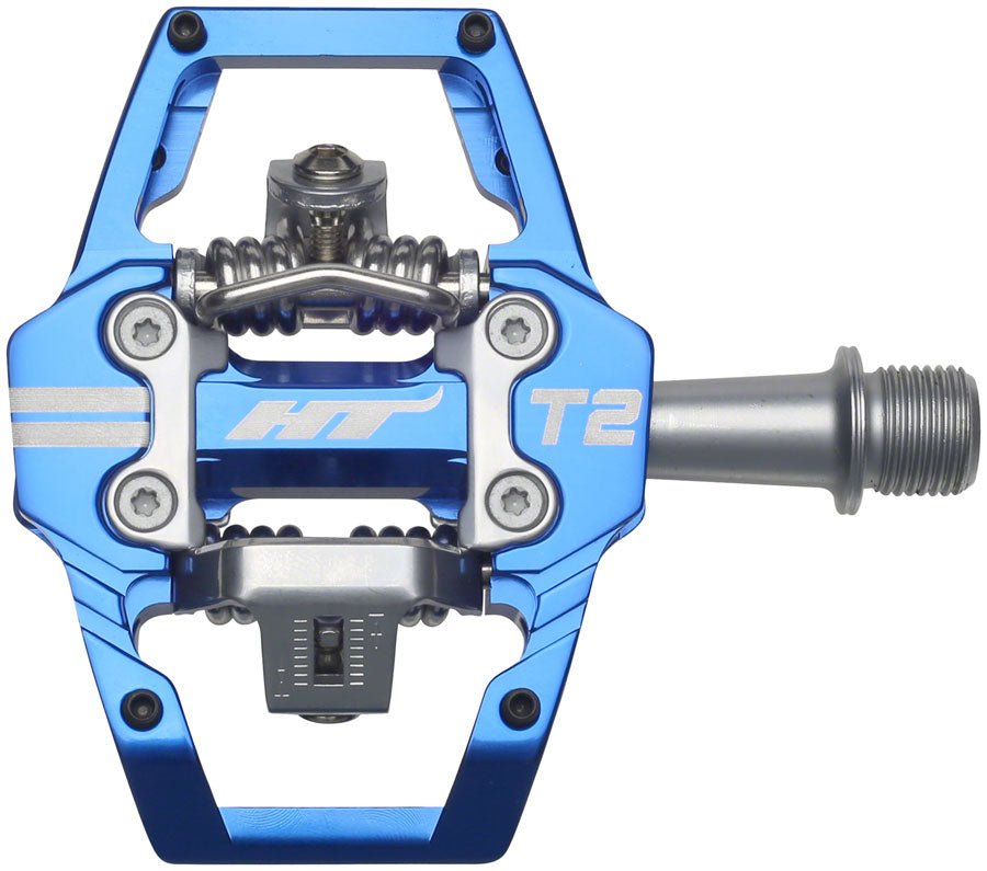 HT Components T2 Pedals - Dual Sided Clipless Platform Aluminum 9/16