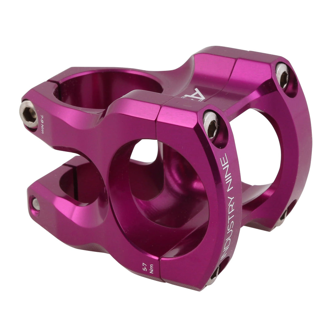 Industry Nine A318 Stem (31.8) 30mm - Purple - The Lost Co. - Industry Nine - B-XN7370 - 810098985871 - -