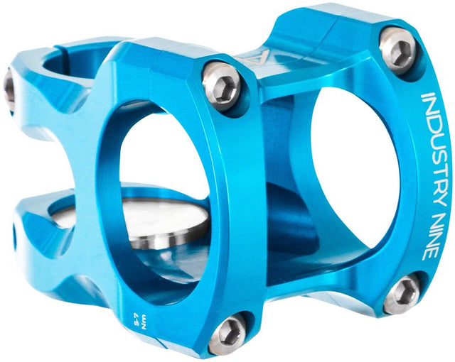 Industry Nine A318 Stem - 50mm 31.8mm Clamp +/-4.4 1 1/8" Aluminum Turquoise - The Lost Co. - Industry Nine - SM6051 - 810098985598 - -