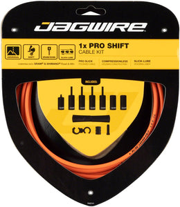 Jagwire 1x Pro Shift Cable Kit - Road/Mountain - SRAM/Shimano - Orange - The Lost Co. - Jagwire - CA4470 - 4715910040225 - -