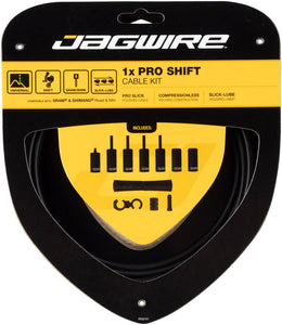 Jagwire 1x Pro Shift Cable Kit - Road/Mountain - SRAM/Shimano - Stealth Black - The Lost Co. - Jagwire - CA4473 - 4715910040256 - -