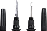 Muc-Off Stealth Tubeless Puncture Plugs Tire Repair Kit - Bar-End Mount - Black - Pair - The Lost Co. - Muc-Off - H030190-01 - 5037835207927 - -