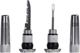 Muc-Off Stealth Tubeless Puncture Plugs Tire Repair Kit - Bar-End Mount - Silver - Pair - The Lost Co. - Muc-Off - H030190-09 - 5037835208016 - -