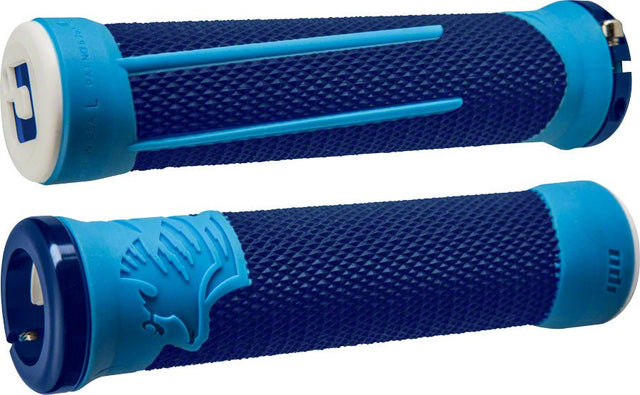 ODI AG2 Grips - Blue/LIght Blue Lock-On - The Lost Co. - ODI - HT9157 - 711484190872 - -
