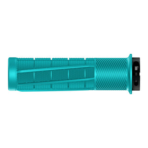 OneUp Components Thick Lock-On Grips - Turquoise - The Lost Co. - OneUp Components - 1C0845TUR - 058062821941 - -