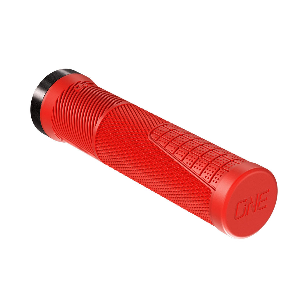 OneUp Components Thin Lock-On Grips - Red - The Lost Co. - OneUp Components - 1C0842RED - 056862821949 - -