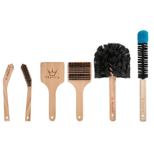 Peatys Bicycle Brush Set - Beech Wood - 4 Piece Kit - The Lost Co. - Peaty's - B-YE2154 - 5060541583498 - -