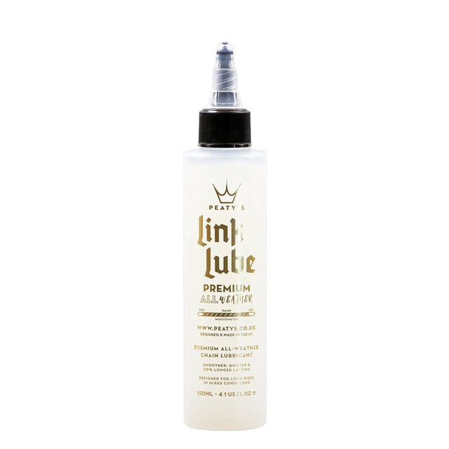 Peatys LinkLube All-Weather Premium Chain Lube - 120ml Bottle - The Lost Co. - Peaty's - B-YE2301 - 5060541582880 - -