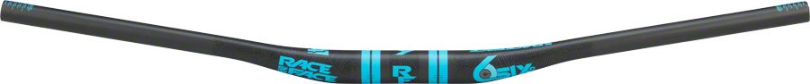 RaceFace SIXC Carbon Handlebars - 35mm Diameter - 820mm Wide - 20mm Rise - Black/Blue - The Lost Co. - Race Face - HB6655 - 821973318059 - -