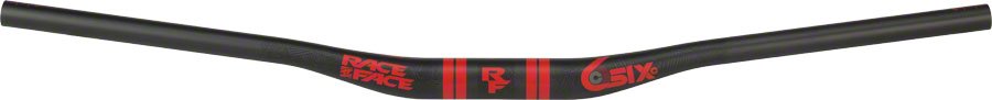 RaceFace SIXC Carbon Handlebars - 35mm Diameter - 820mm Wide - 20mm Rise - Black/Red - The Lost Co. - Race Face - HB6653 - 821973318042 - -