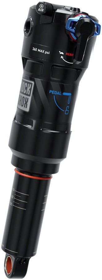 RockShox Deluxe Ultimate RCT Rear Shock - 205 x 60mm LinearAir 2 Tokens Reb/Low Comp 380lb L/O Force Trunnion / Std C1 - The Lost Co. - RockShox - RS9597 - 710845863547 - -