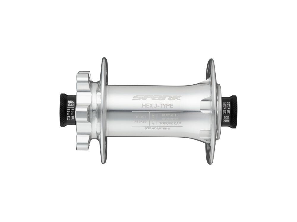 Spank Hex J-Type Front Hub - The Lost Co. - Spank - C04HJ122800ASPK - 4711225691725 - Raw Silver -