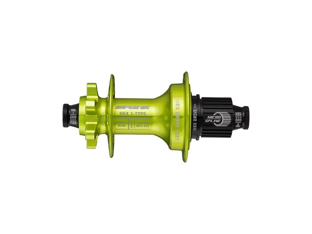 Spank Hex J-Type Rear Hub - The Lost Co. - Spank - C04HJ12E50XASPK - 4711225691299 - XD - Green