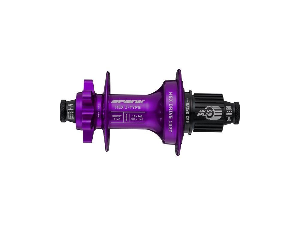 Spank Hex J-Type Rear Hub - The Lost Co. - Spank - C04HJ12E70XASPK - 4711225691312 - XD - Purple
