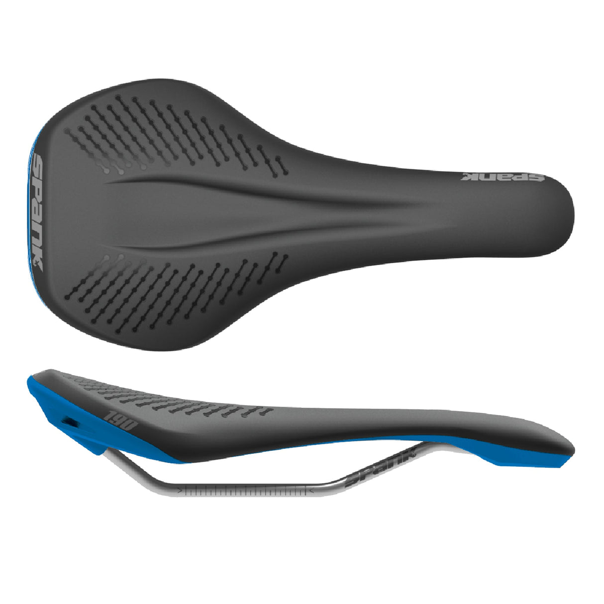 Spank Oozy 220 Saddle Black/Blue - The Lost Co. - Spank - B-SP6602 - 4717760769592 - -