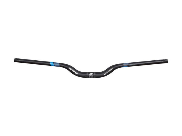 Spank Spike 800 Vibrocore Riser Handlebar: 31.8 800mm 50mm Rise Black/Blue - The Lost Co. - Spank - HB7175 - 4710155961342 - -