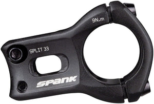 Spank Split Stem - 33mm Length - 31.8mm Clamp - Black - The Lost Co. - Spank - SM3444 - 4710155963841 - -