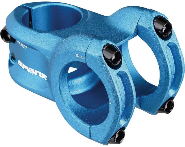 Spank Spoon 318 Stem - 43mm Length - 31.8mm Clamp - Blue - The Lost Co. - Spank - SM7525 - 4710155968068 - -